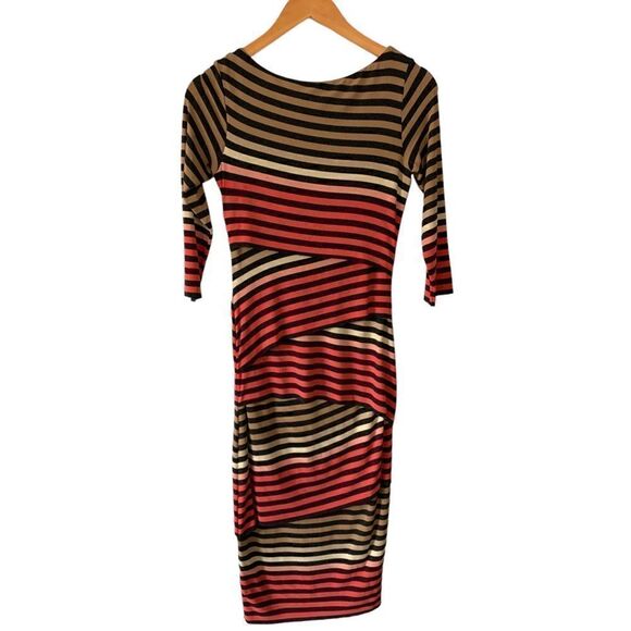 Bailey 44 Stripe Midi Column Dress - Picture 5 of 8